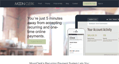 Desktop Screenshot of moonclerk.com